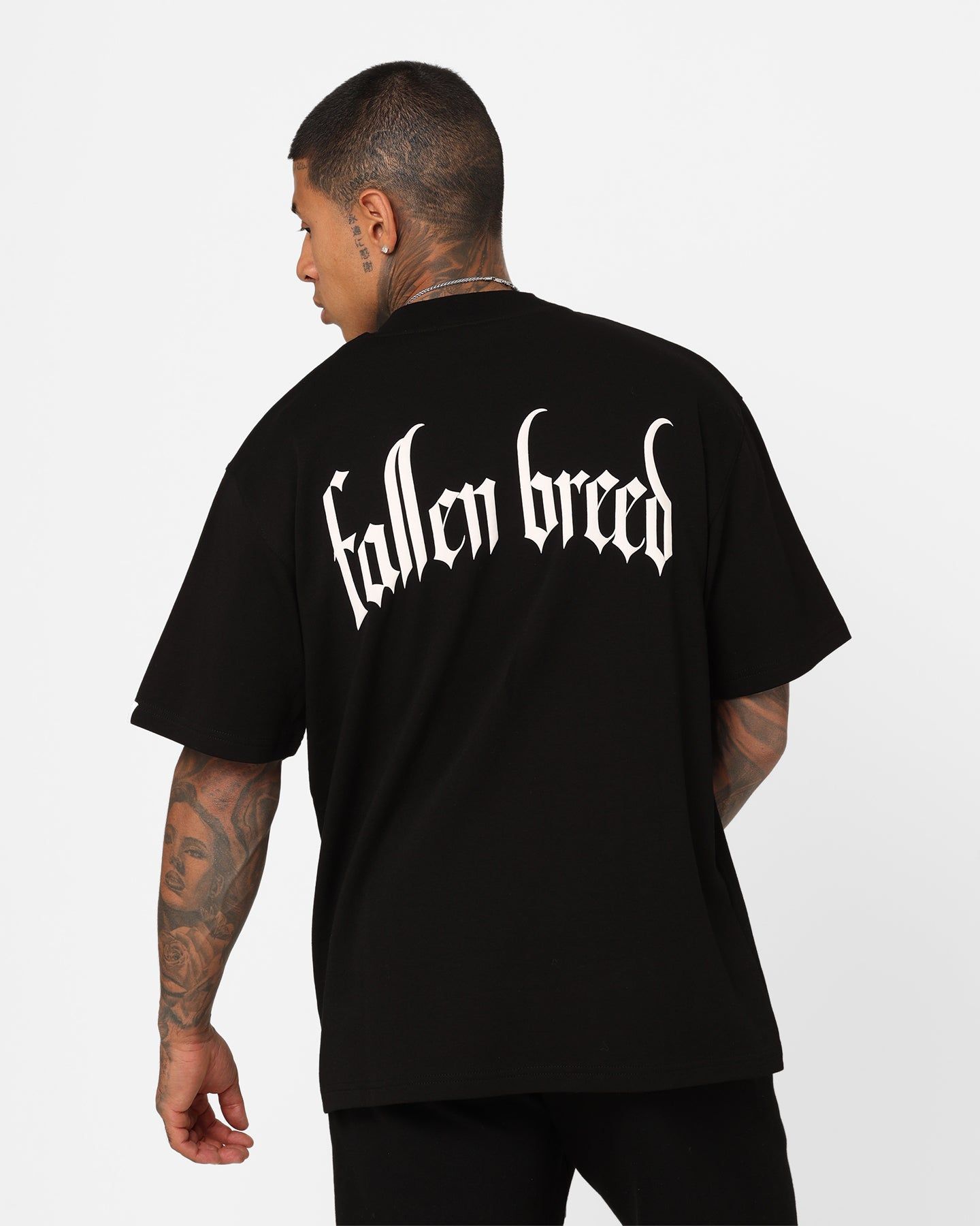 Fallen Breed Monogram T-Shirt Black/White sold by Culture Kings product image thumbnail 2