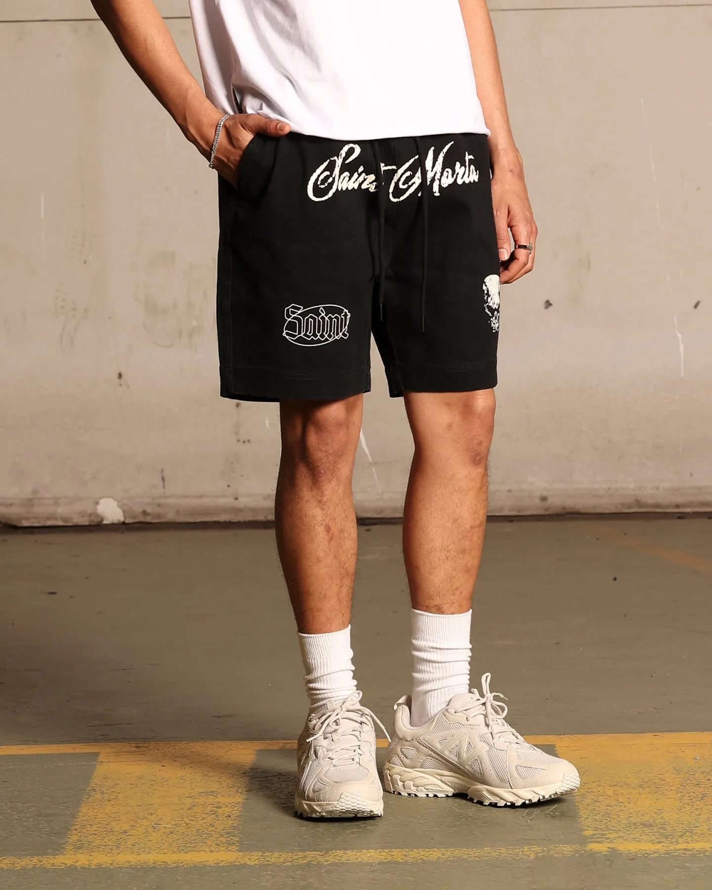 Saint Morta Roadhouse Denim Shorts Vintage Black sold by Culture Kings product image thumbnail 5