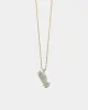 Saint Morta Iced Praying Hands Pendant Iced Gold sold by Culture Kings