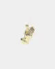 Saint Morta Iced Praying Hands Pendant Iced Gold sold by Culture Kings