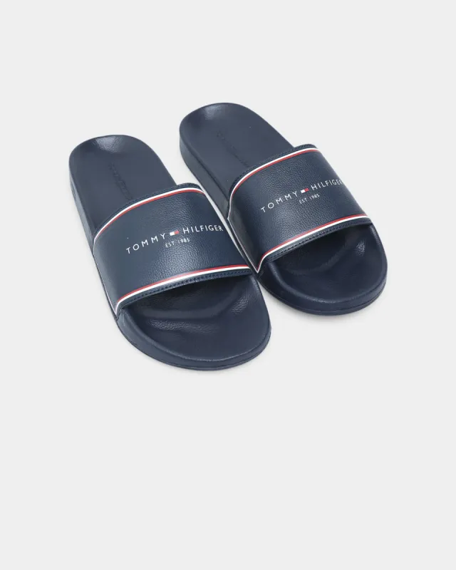 Tommy Jeans Logo Strap Pool Slide Desert Sky sold by Culture Kings