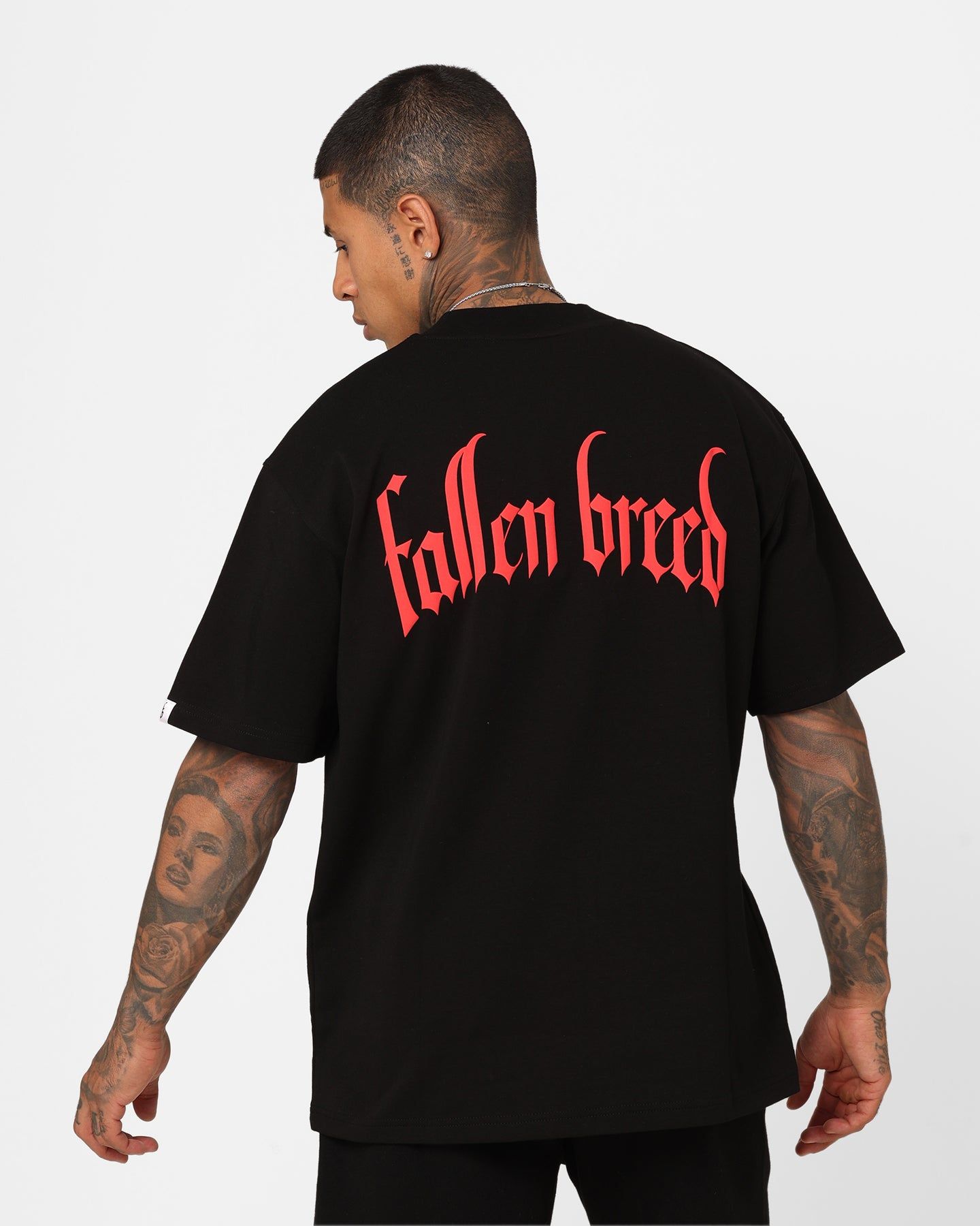 Fallen Breed Monogram T-Shirt Black/Red sold by Culture Kings product image thumbnail 2