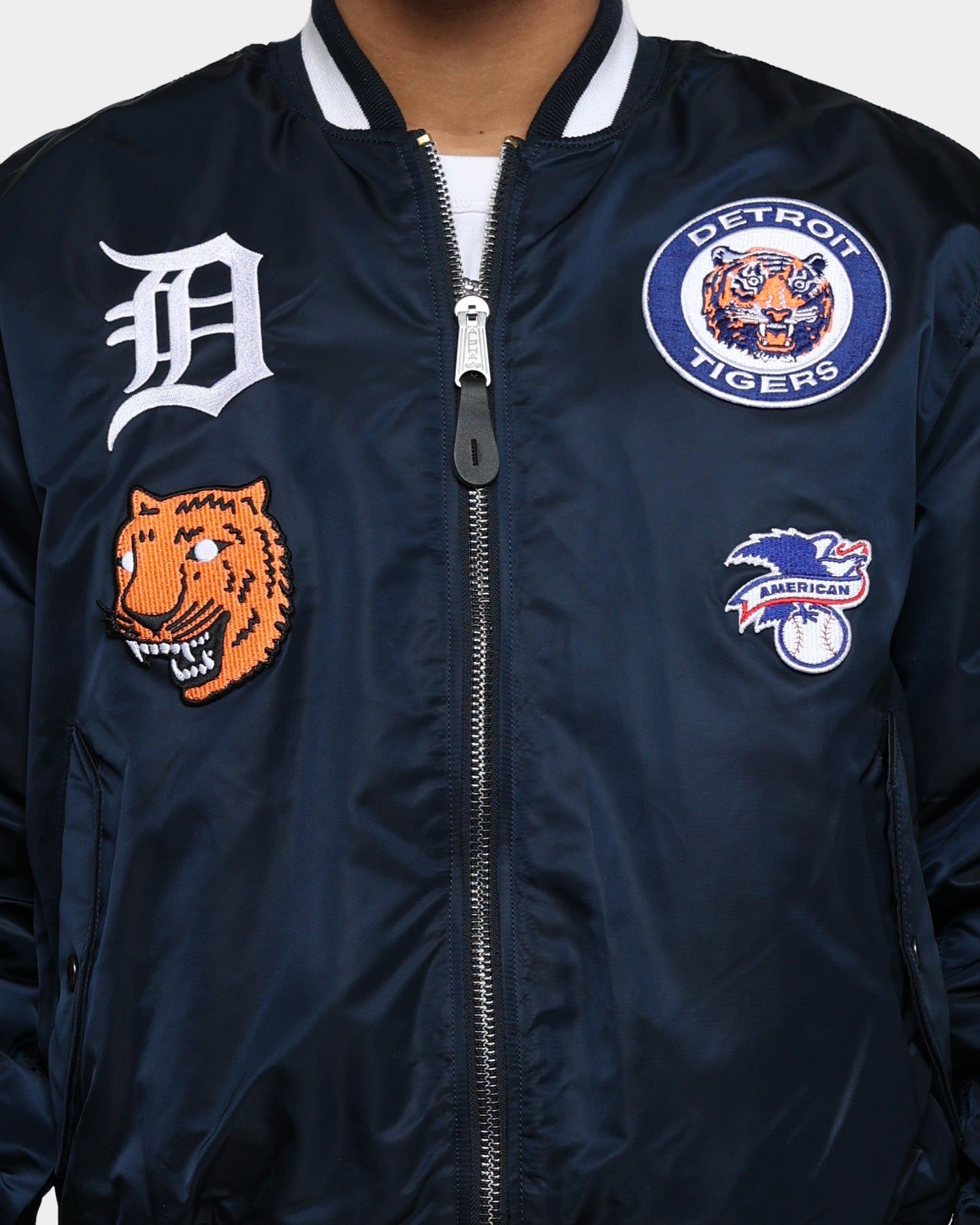 New Era X Alpha Series X NFL Detroit Tigers MA-1 Bomber Jacket Blue sold by Culture Kings product image thumbnail 4