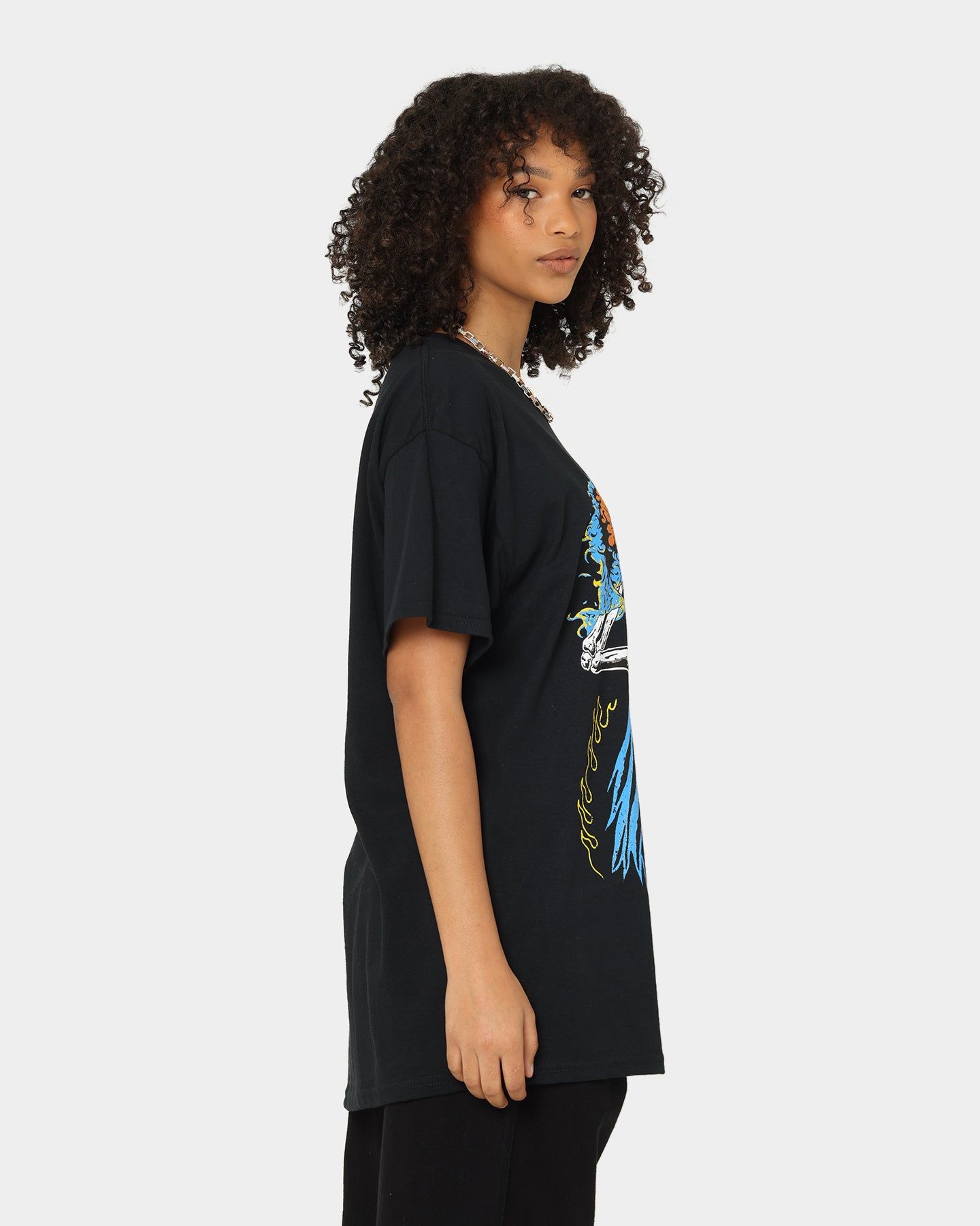 Goat Crew Playoff Skeleton T-Shirt Black/Blue sold by Culture Kings product image thumbnail 5