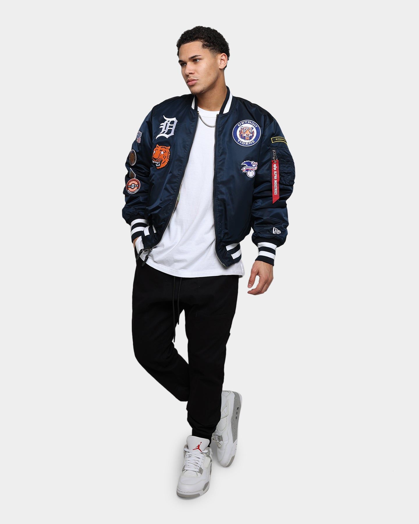 New Era X Alpha Series X NFL Detroit Tigers MA-1 Bomber Jacket Blue sold by Culture Kings product image thumbnail 3