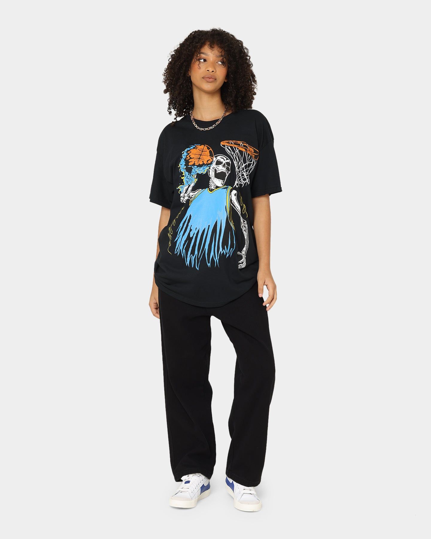 Goat Crew Playoff Skeleton T-Shirt Black/Blue sold by Culture Kings product image thumbnail 2
