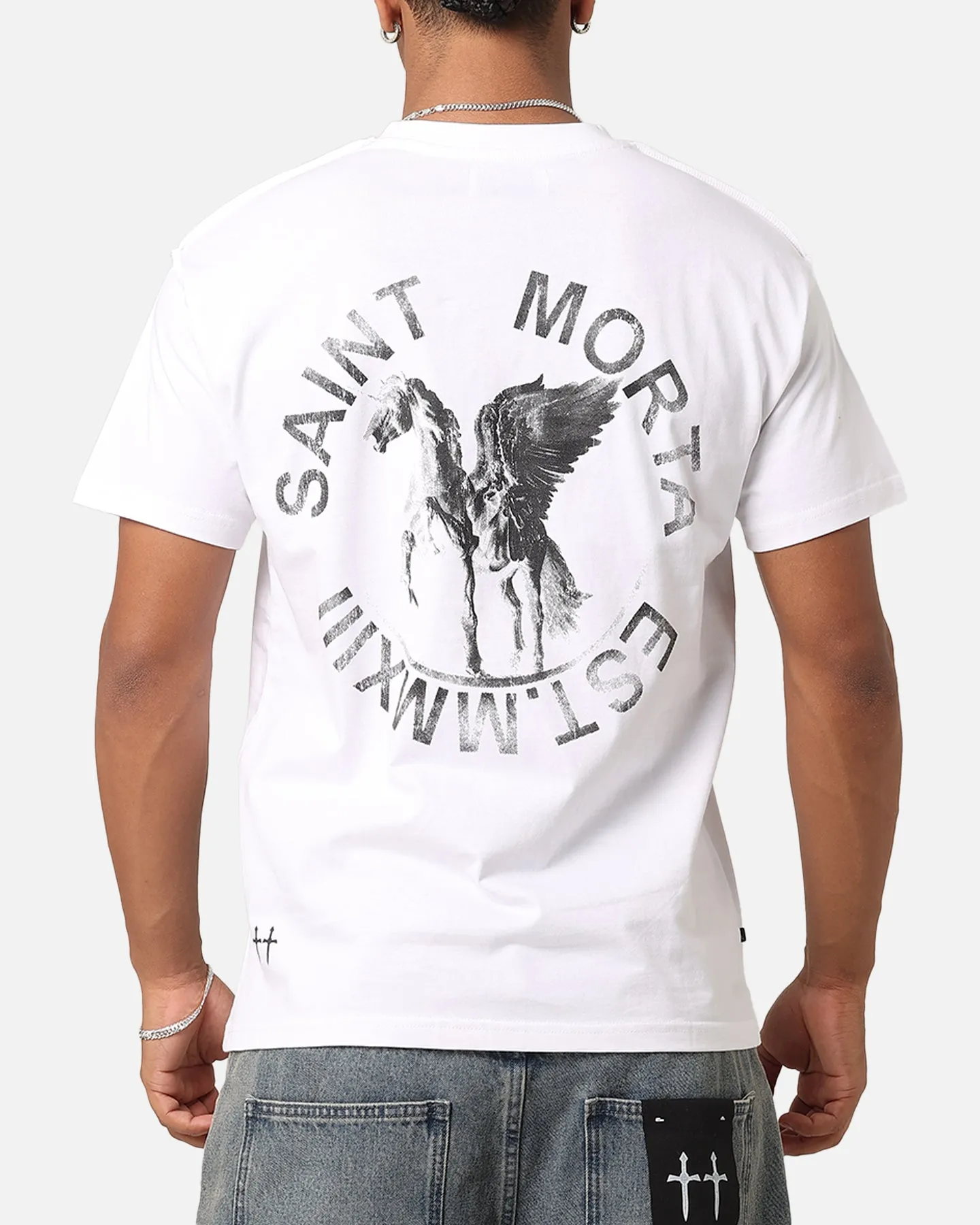 Saint Morta Pegasus Lafayette T-Shirt White sold by Culture Kings