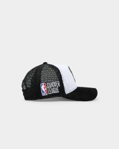 New Era Milwaukee Bucks 'NBA Summer League' 9FORTY A-Frame Snapback Black/White sold by Culture Kings