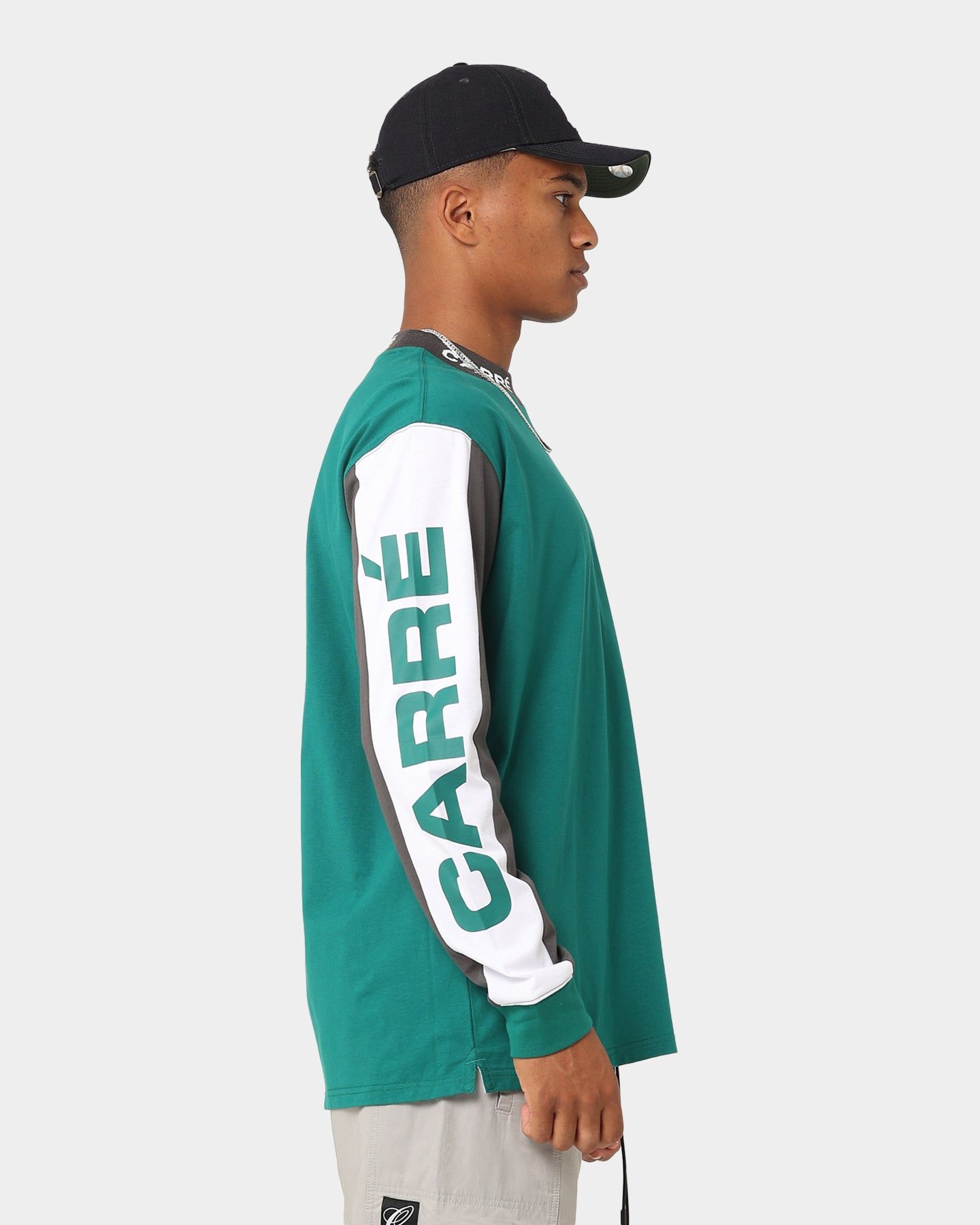 Carre Tournee Long Sleeve Panel T-Shirt Dark Teal sold by Culture Kings product image thumbnail 7