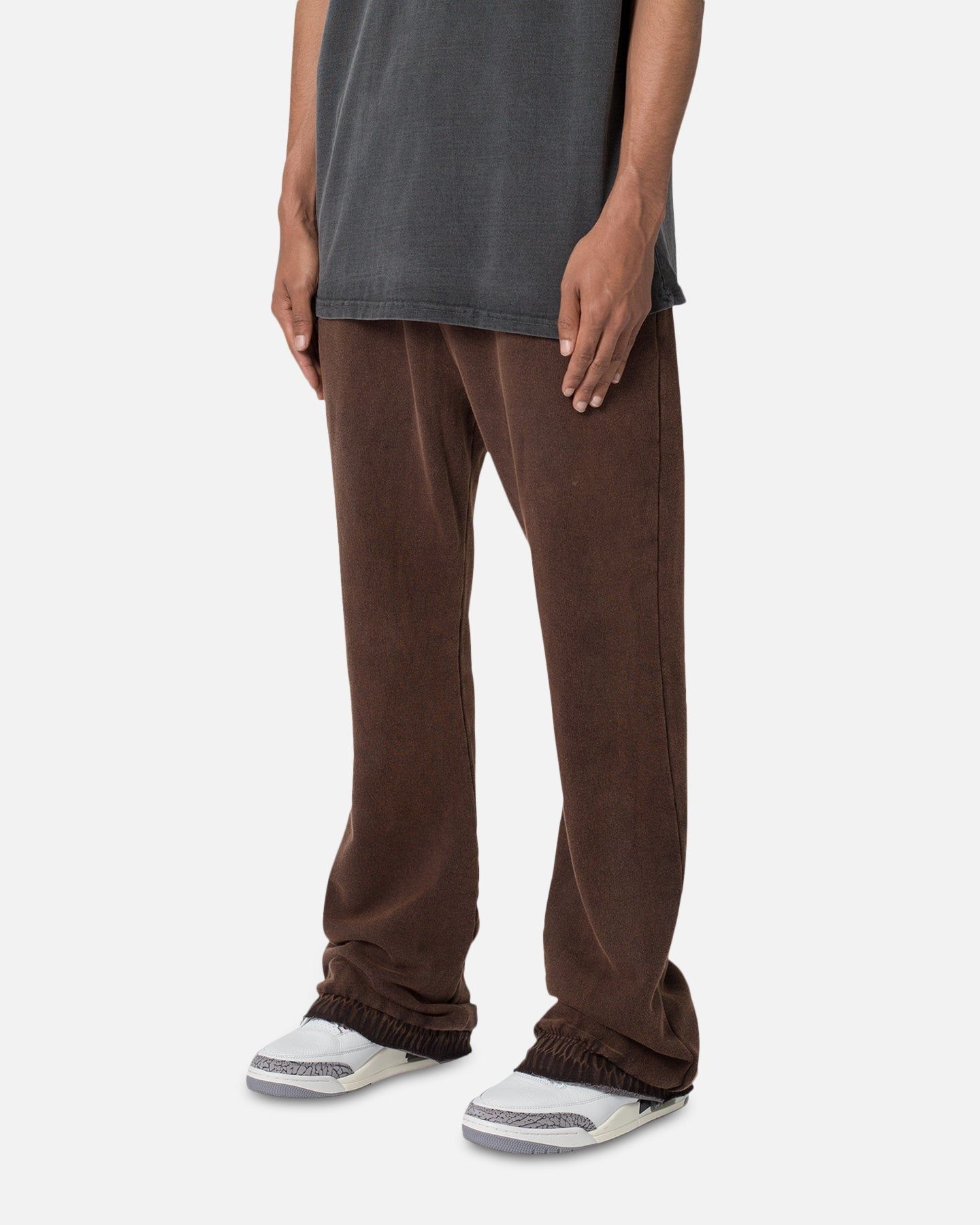 MNML Washed Flare Sweatpants Brown sold by Culture Kings product image thumbnail 2