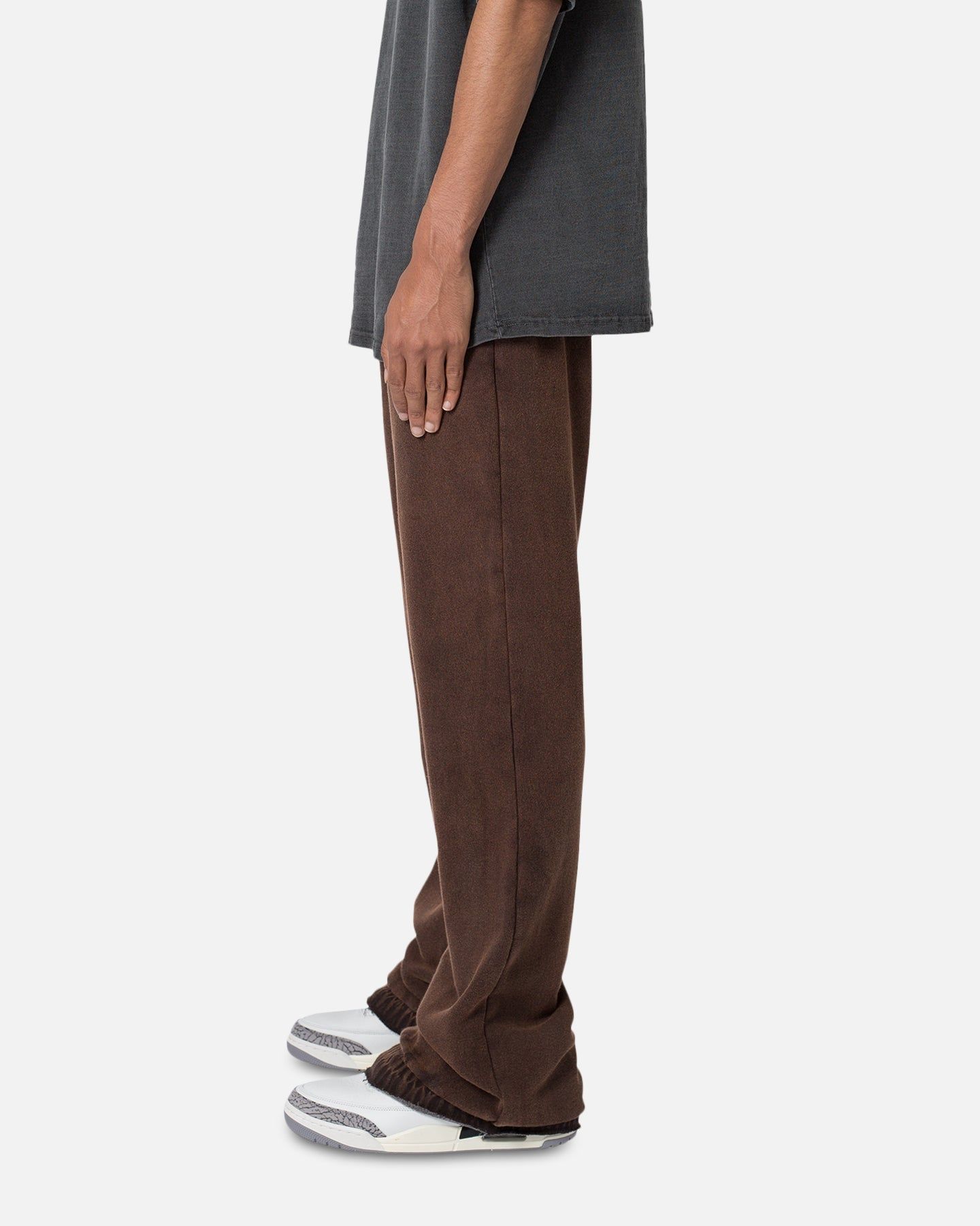 MNML Washed Flare Sweatpants Brown sold by Culture Kings product image thumbnail 4