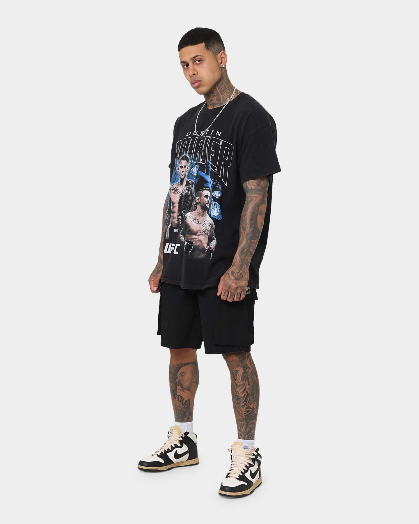 Goat Crew X UFC Dustin Poirier Vintage T-Shirt Black Wash sold by Culture Kings product image thumbnail 2