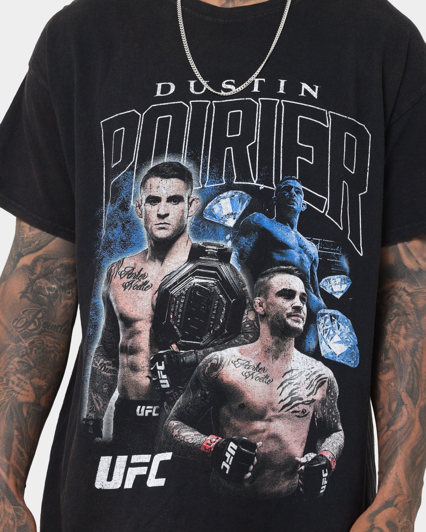 Goat Crew X UFC Dustin Poirier Vintage T-Shirt Black Wash sold by Culture Kings product image thumbnail 3