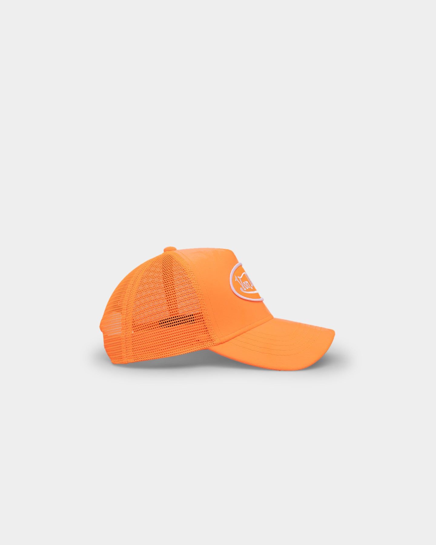 Von Dutch Neon Orange Velvet Trucker Snapback Neon Orange sold by Culture Kings product image thumbnail 3