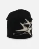 Loiter Hybrid Skull Knit Beanie Black sold by Culture Kings