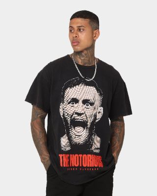 Goat Crew X UFC Conor McGregor Face Vintage T-Shirt Black Wash sold by Culture Kings