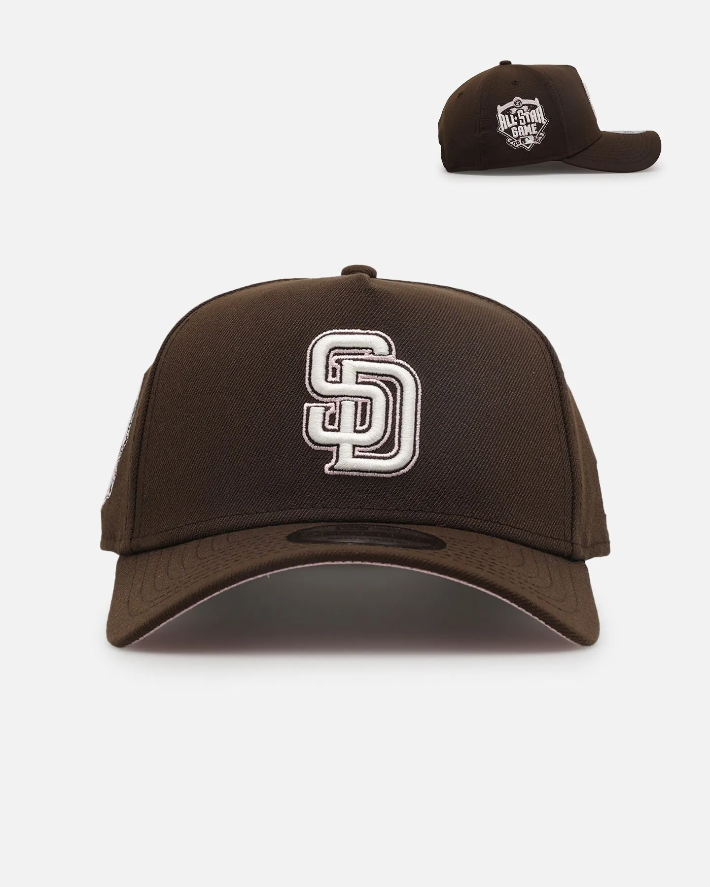 New Era San Diego Padres 'Neapolitan 2.0' 9FORTY A-Frame Snapback Brown sold by Culture Kings