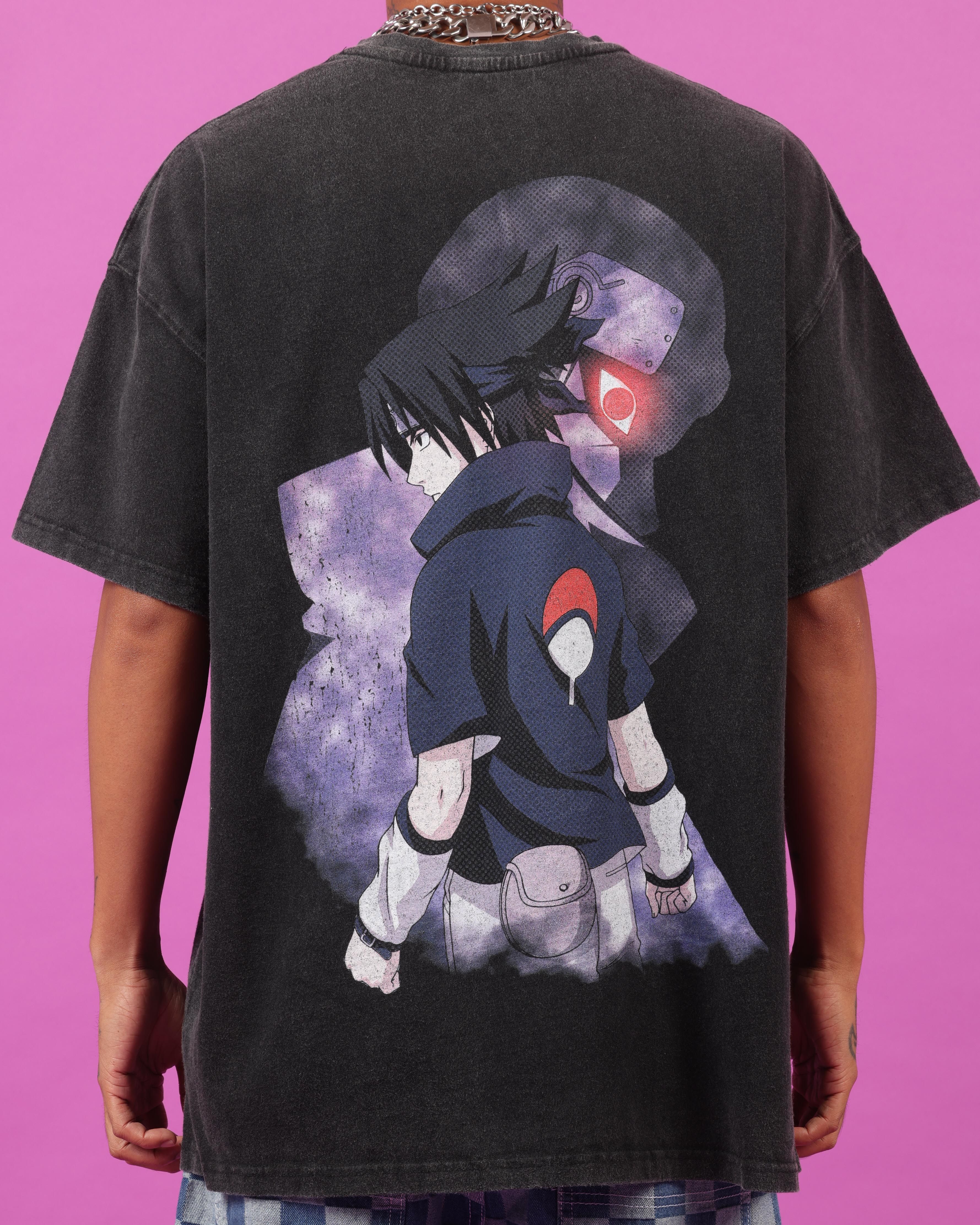 Goat Crew X Naruto Sasuke Premium Vintage T-Shirt Vintage Black sold by Culture Kings product image thumbnail 3