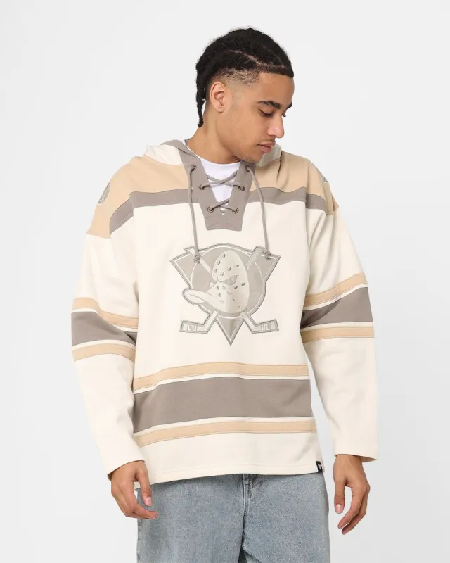 47 Brand Anaheim Ducks Superior Lacer Hoodie Cream/Khaki made by Culture Kings