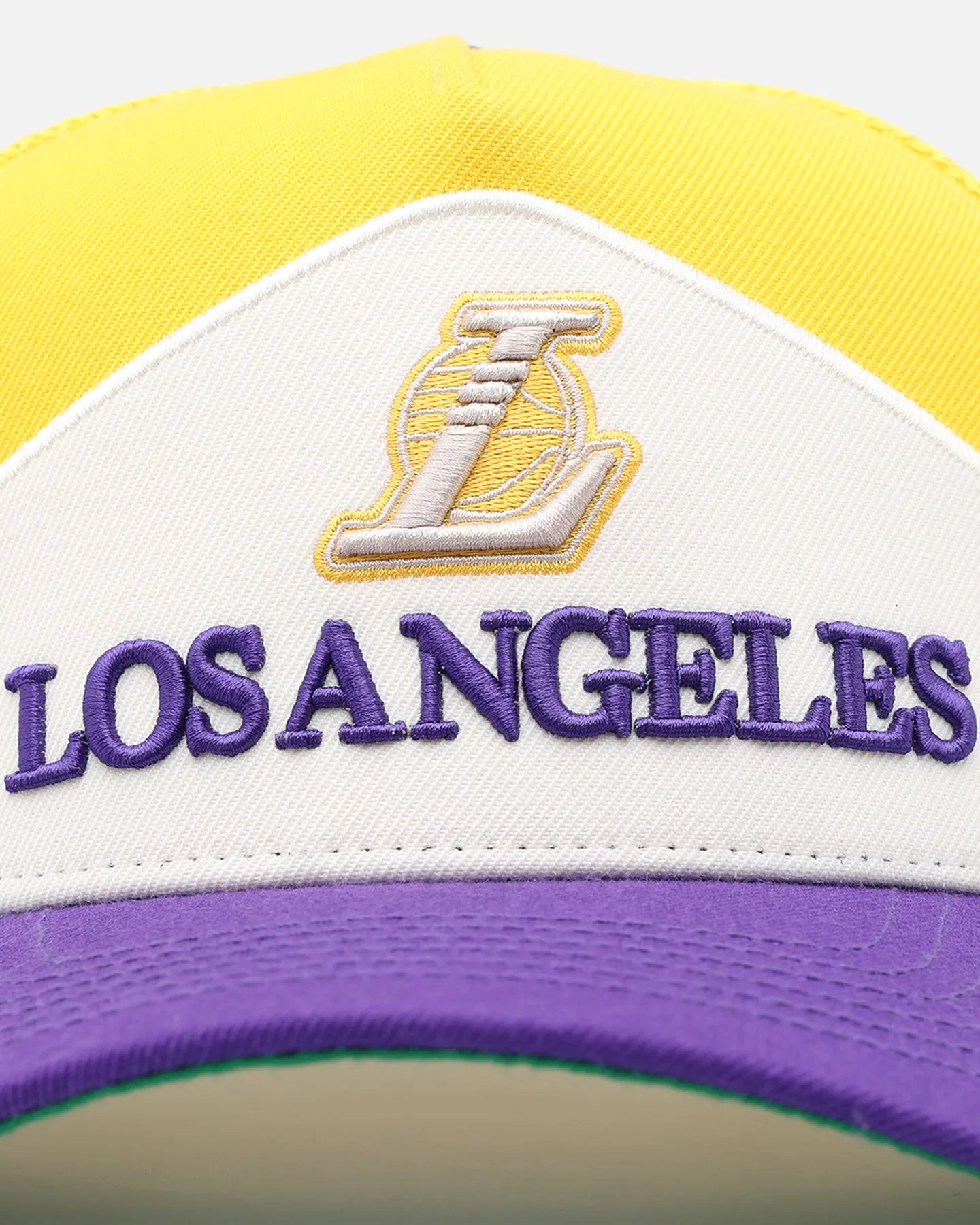 Pro Standard Los Angeles Lakers Pinch Front Trucker Snapback Yellow sold by Culture Kings product image thumbnail 5