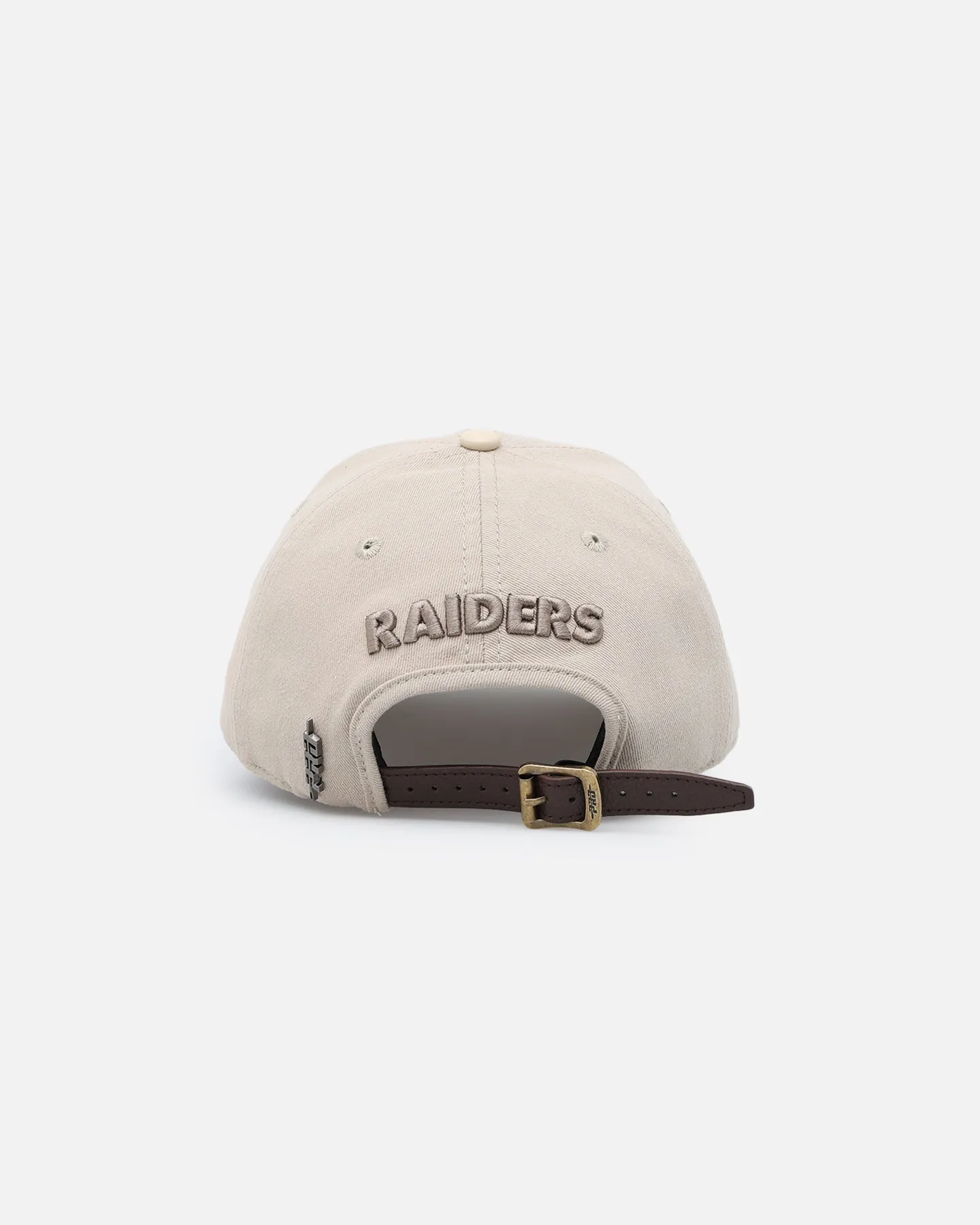 Pro Standard Las Vegas Raiders Dad Hat Strapback Taupe sold by Culture Kings product image thumbnail 2
