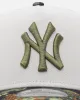 New Era New York Yankees "Camo Visor" 9FORTY A-Frame Trucker Snapback Stone/Olive sold by Culture Kings