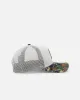 New Era New York Yankees "Camo Visor" 9FORTY A-Frame Trucker Snapback Stone/Olive sold by Culture Kings