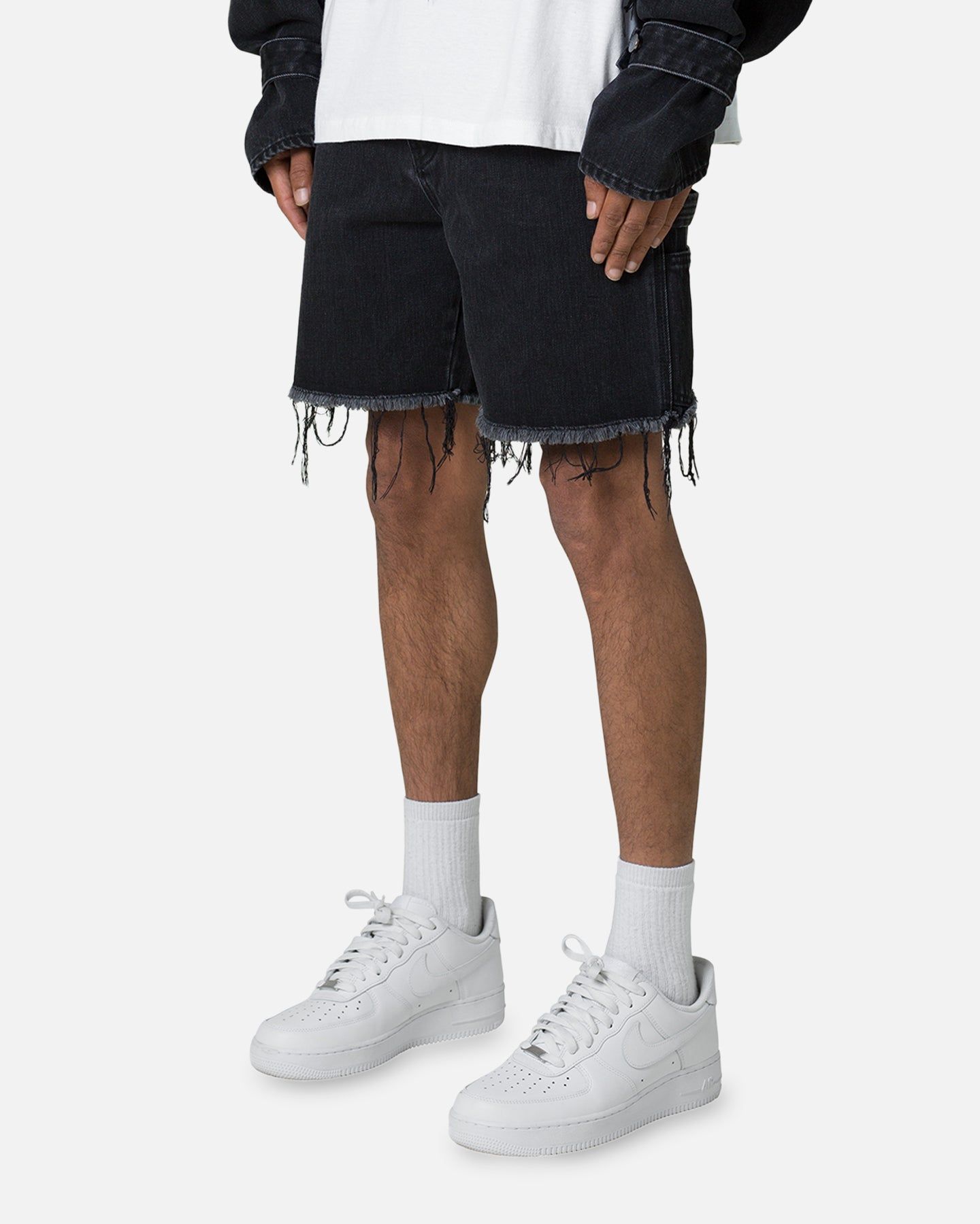 FRAYED DENIM SHORTS sold by Culture Kings product image thumbnail 2
