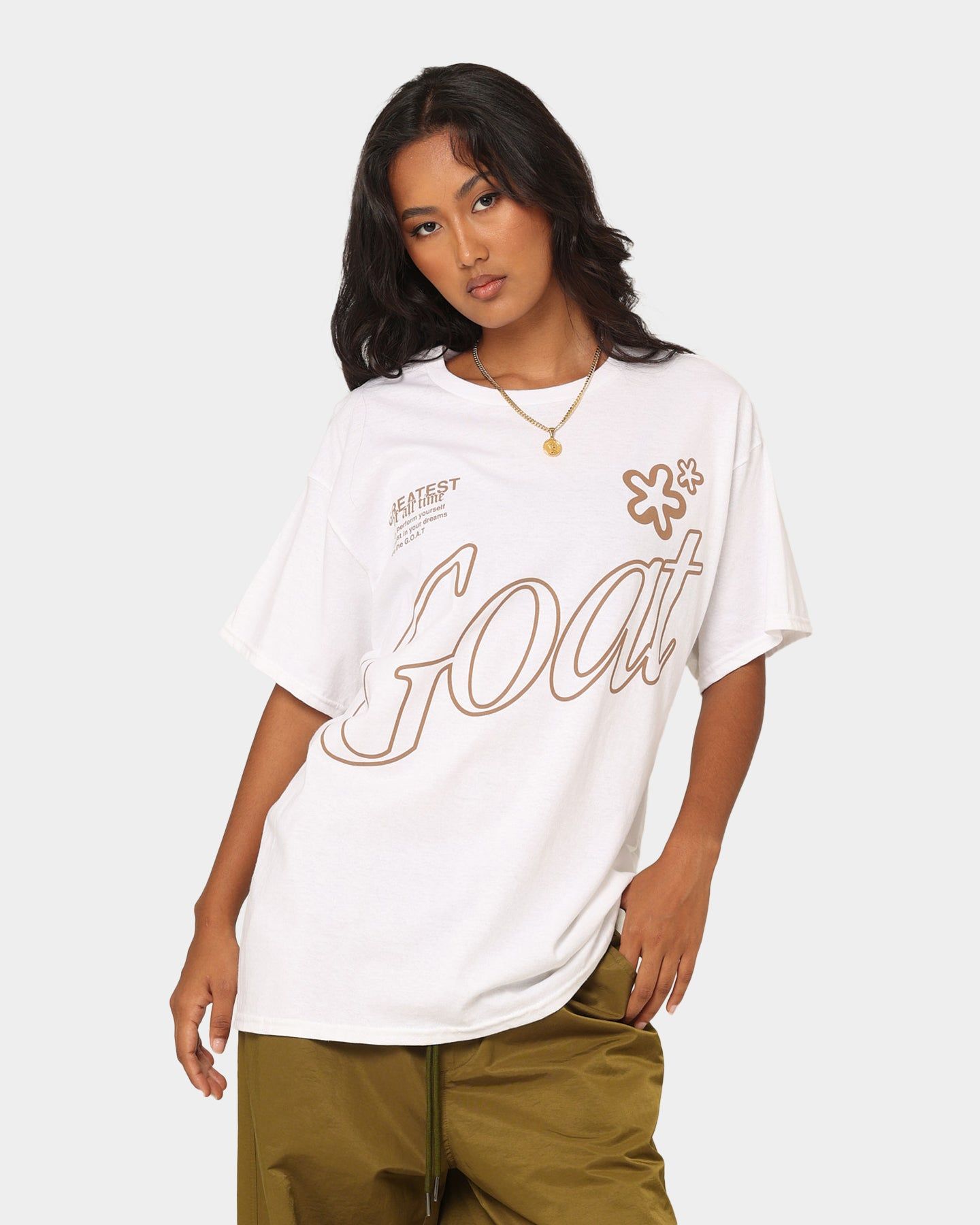 Goat Crew Holiday Mode T-Shirt White sold by Culture Kings
