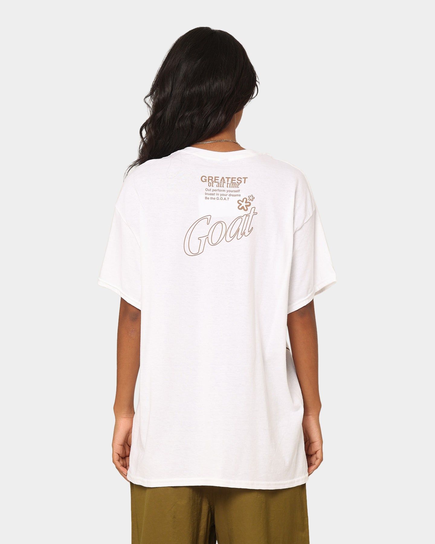 Goat Crew Holiday Mode T-Shirt White sold by Culture Kings product image thumbnail 4
