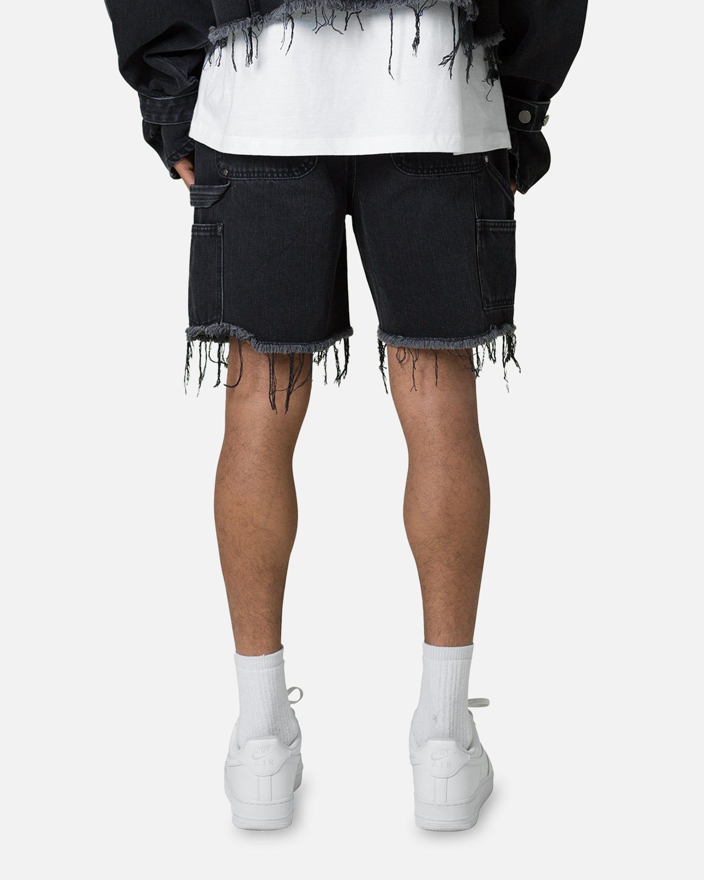 FRAYED DENIM SHORTS sold by Culture Kings product image thumbnail 4