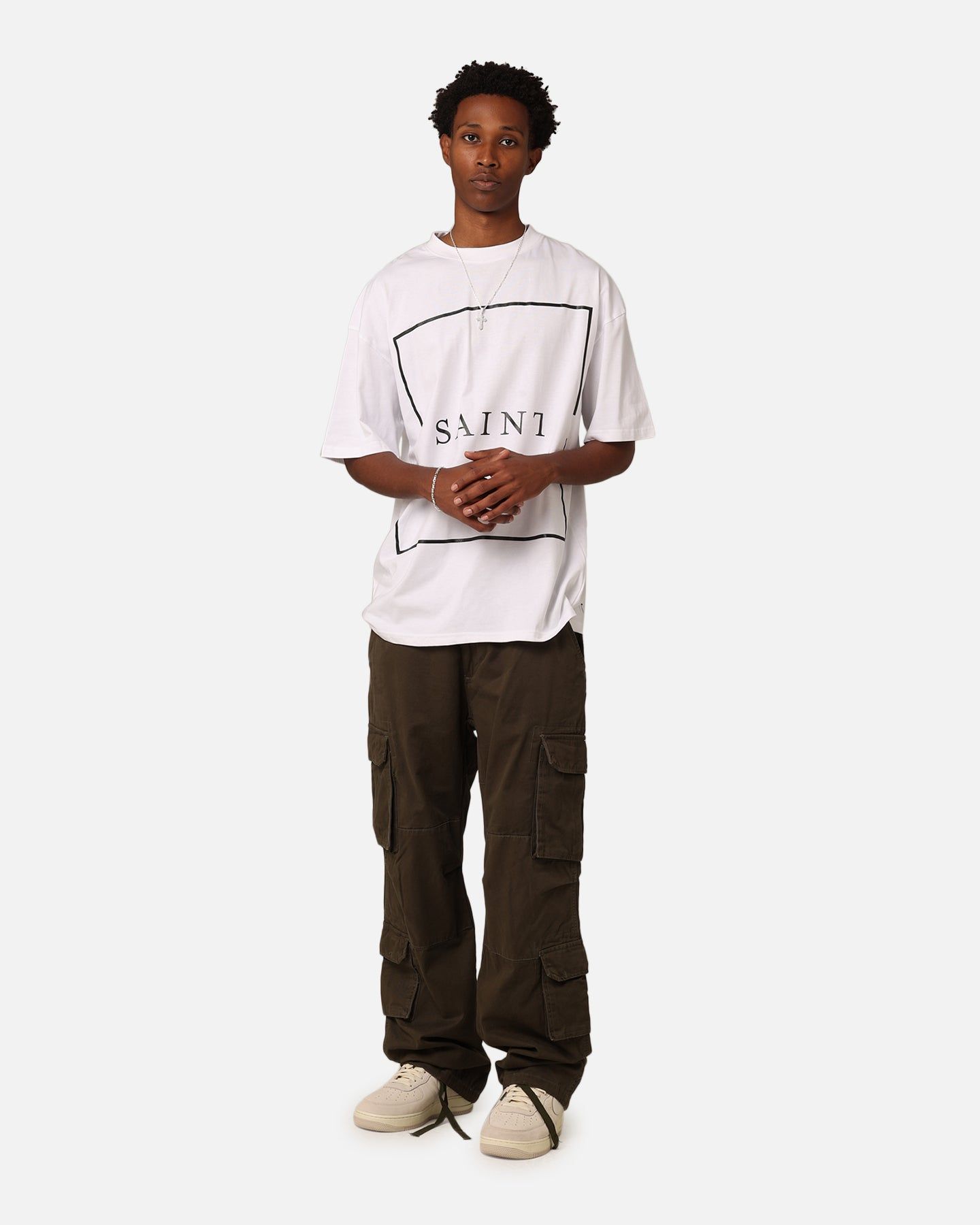 Saint Morta Jaded Box Logo T-Shirt White sold by Culture Kings product image thumbnail 2