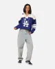 47 Brand Women's Los Angeles Dodgers Cropped Lacer Hoodie Royal sold by Culture Kings
