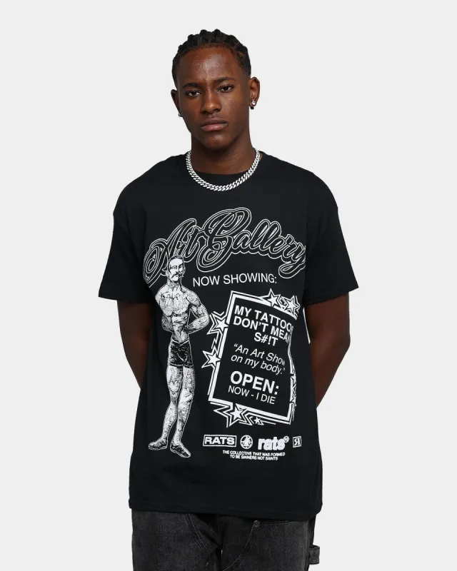 Rats Get Fat Art Gallery T-Shirt Black sold by Culture Kings