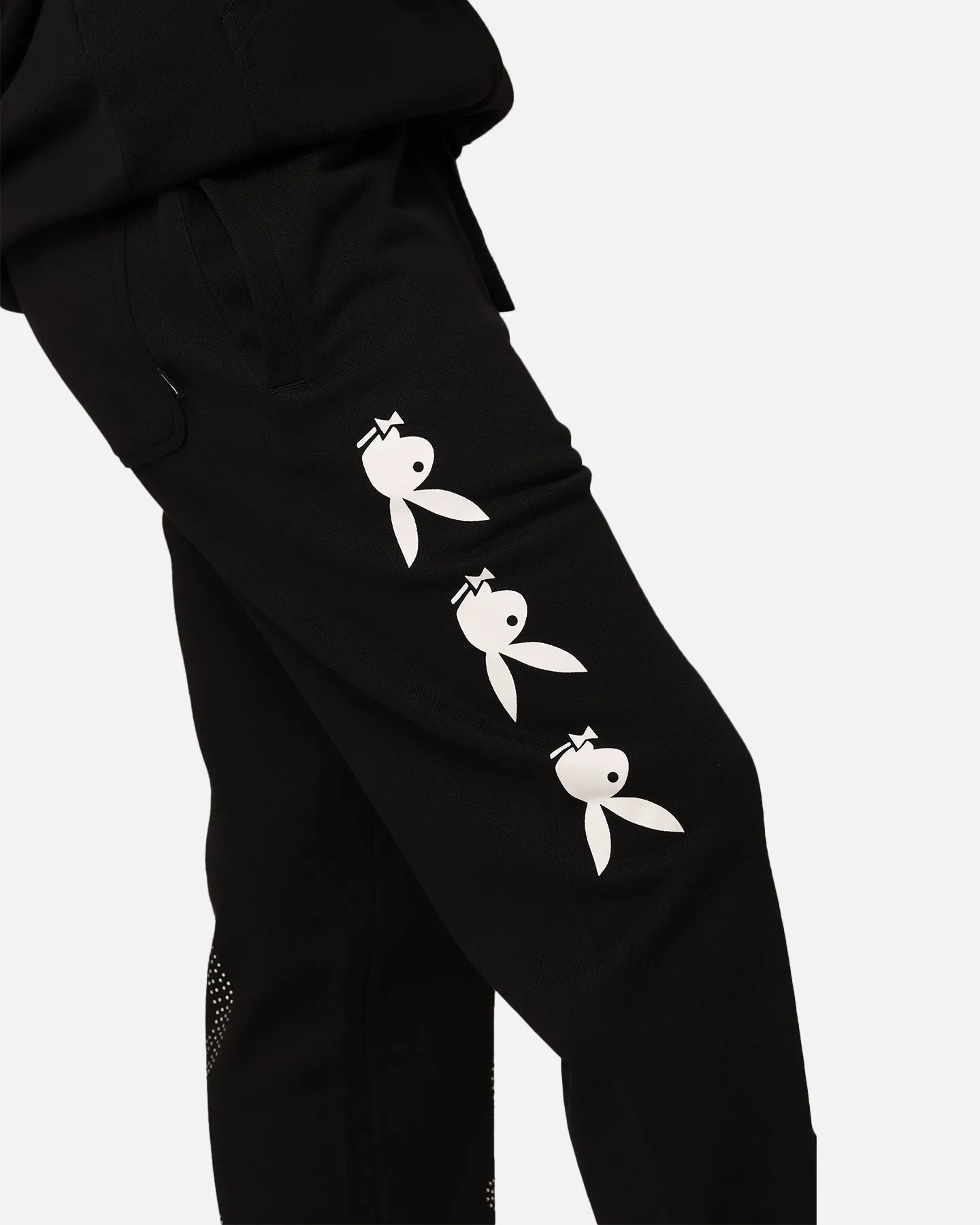 Playboy By Culture Kings Shyne Track Pants Black sold by Culture Kings product image thumbnail 3