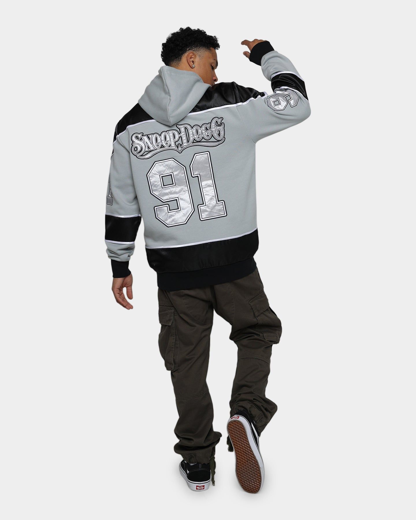 Deathrow Records LA Style Hoodie Black/Grey sold by Culture Kings product image thumbnail 3