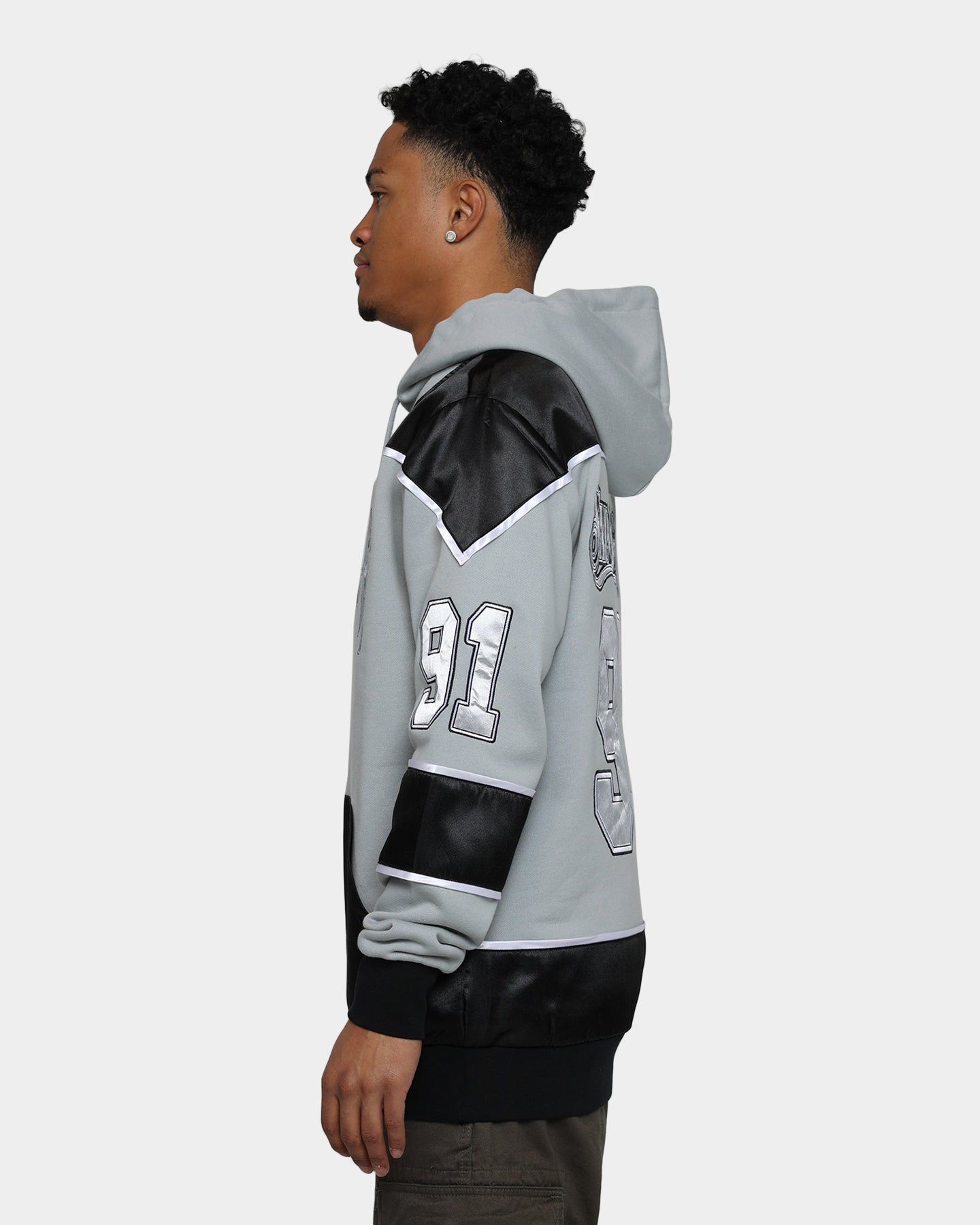 Deathrow Records LA Style Hoodie Black/Grey sold by Culture Kings product image thumbnail 7