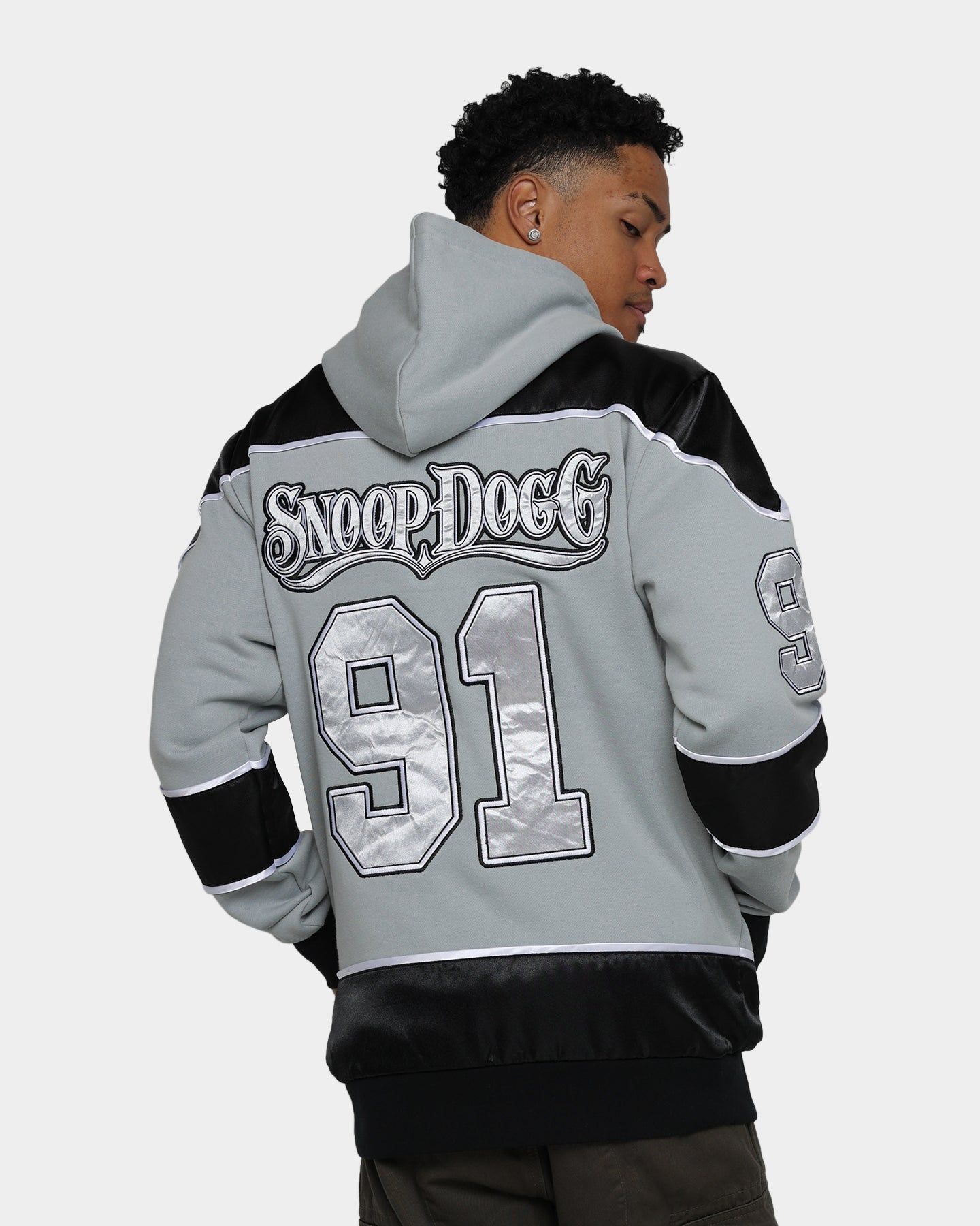 Deathrow Records LA Style Hoodie Black/Grey sold by Culture Kings