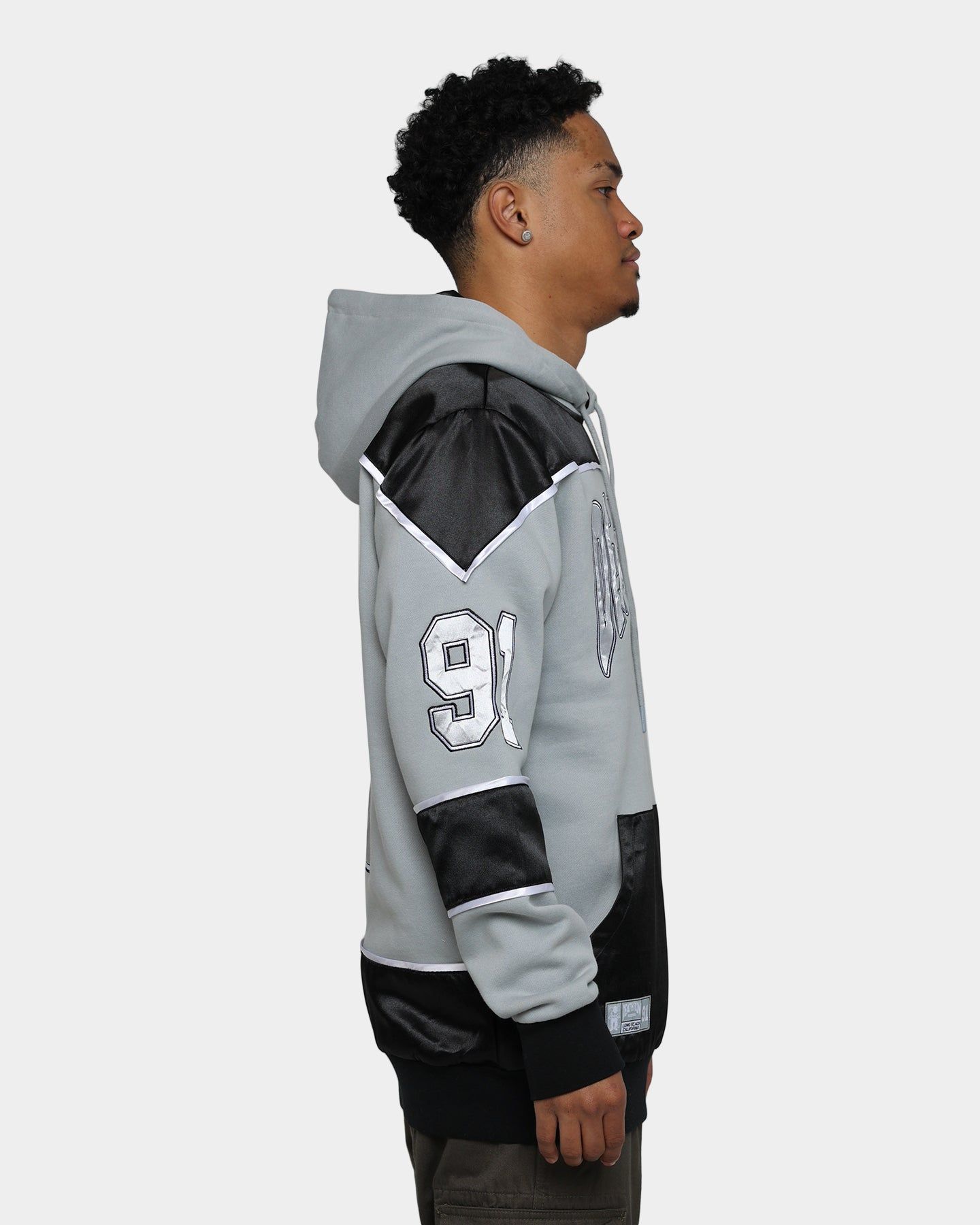 Deathrow Records LA Style Hoodie Black/Grey sold by Culture Kings product image thumbnail 6