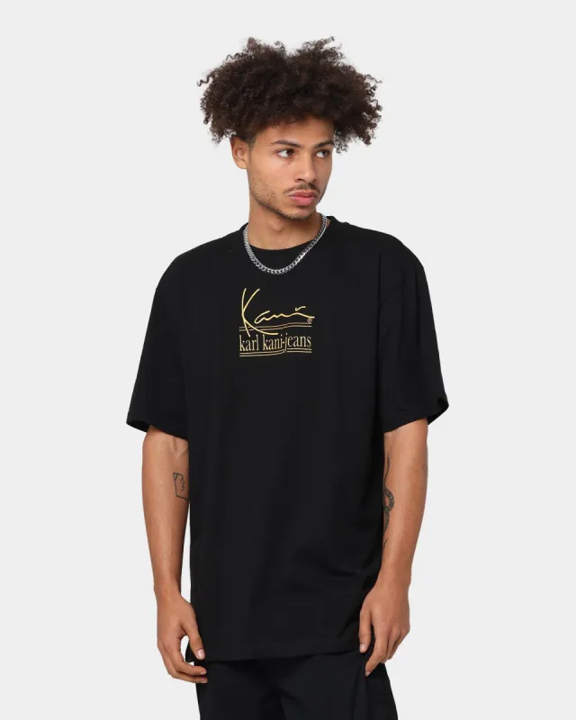 Karl Kani Signature KKJ T-Shirt Black sold by Culture Kings