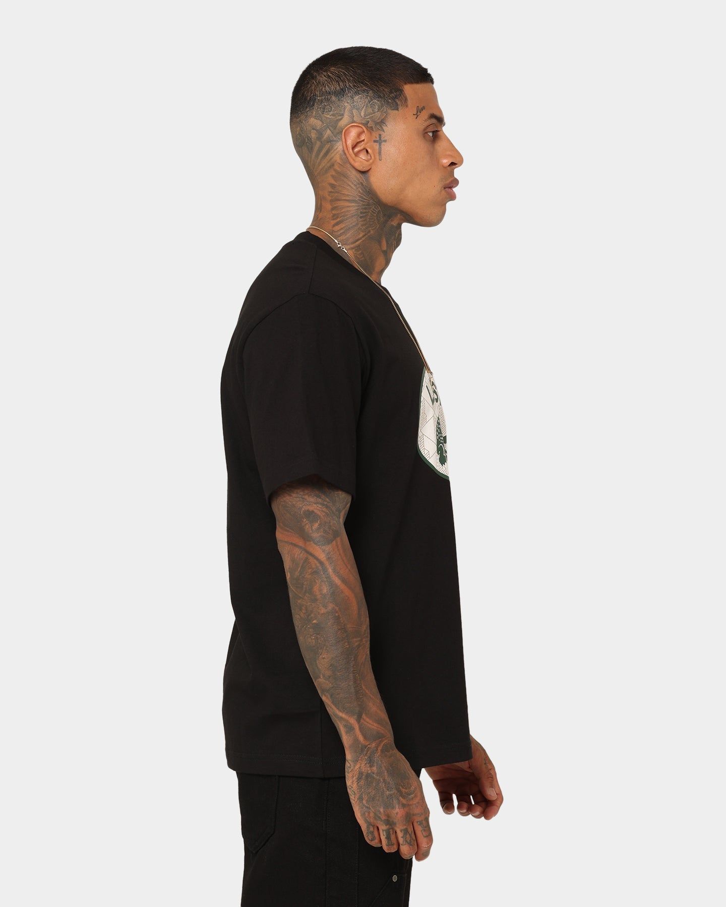 Lacoste Monogram Logo T-Shirt Black sold by Culture Kings product image thumbnail 5