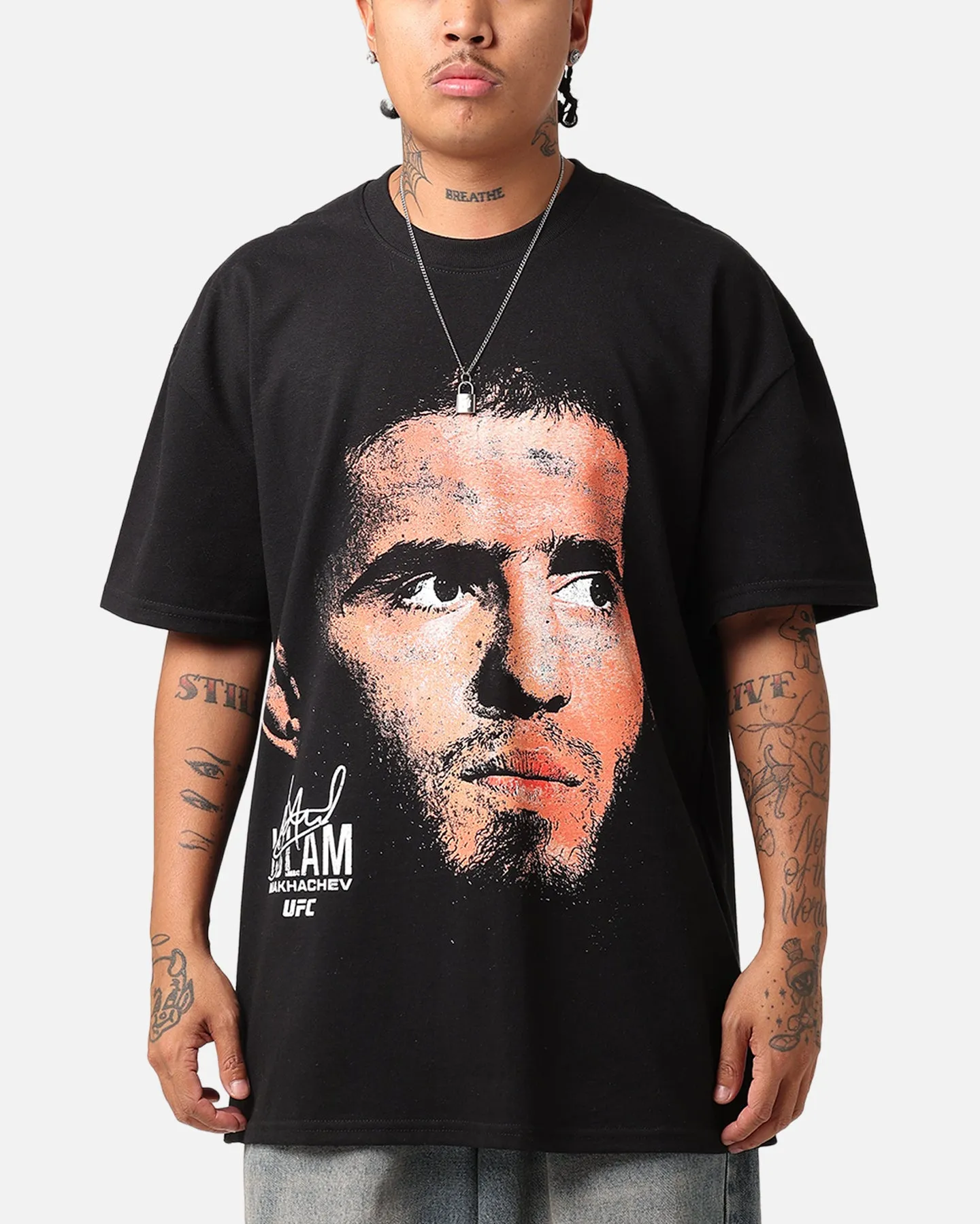 UFC By Culture Kings Islam Makhachev Champion Heavy T-Shirt Black sold by Culture Kings