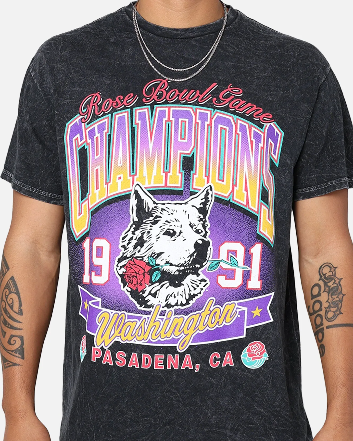 47 Brand 1991 Washington Rose Bowl T-Shirt Black sold by Culture Kings product image thumbnail 2