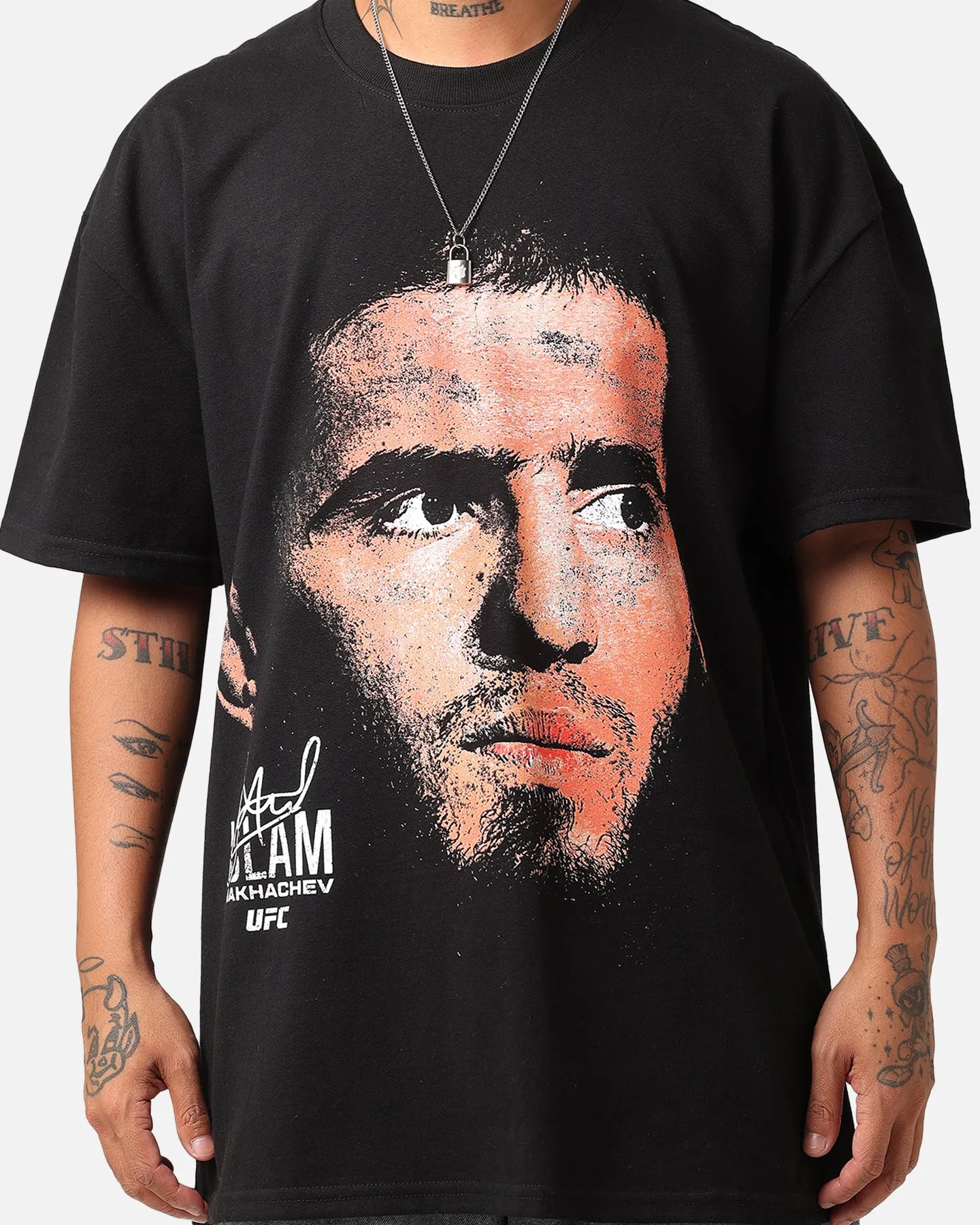 UFC By Culture Kings Islam Makhachev Champion Heavy T-Shirt Black sold by Culture Kings product image thumbnail 4