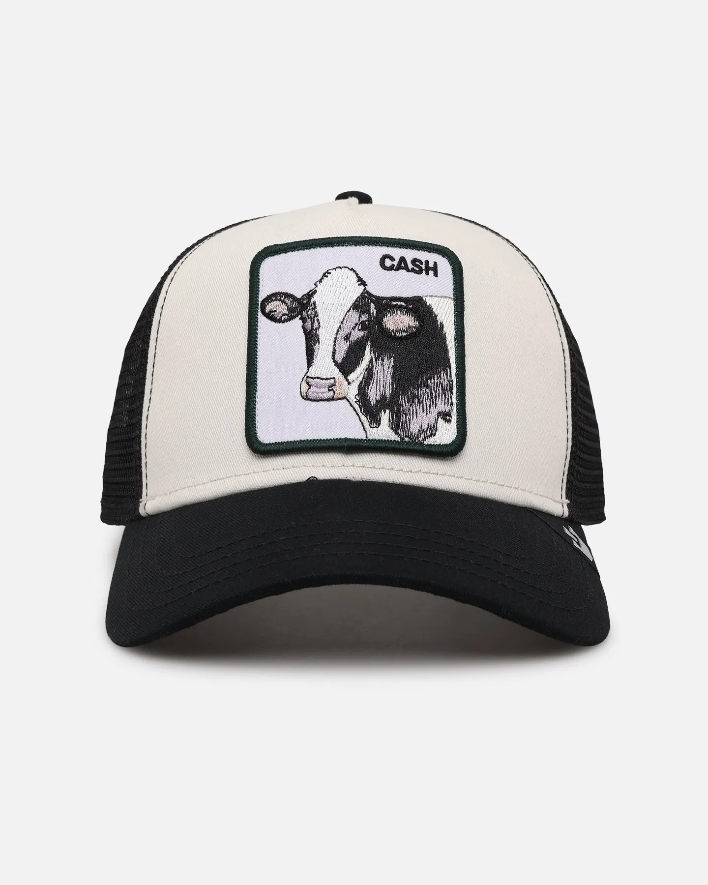 Goorin Bros The Cash Cow Trucker Snapback White/Black sold by Culture Kings