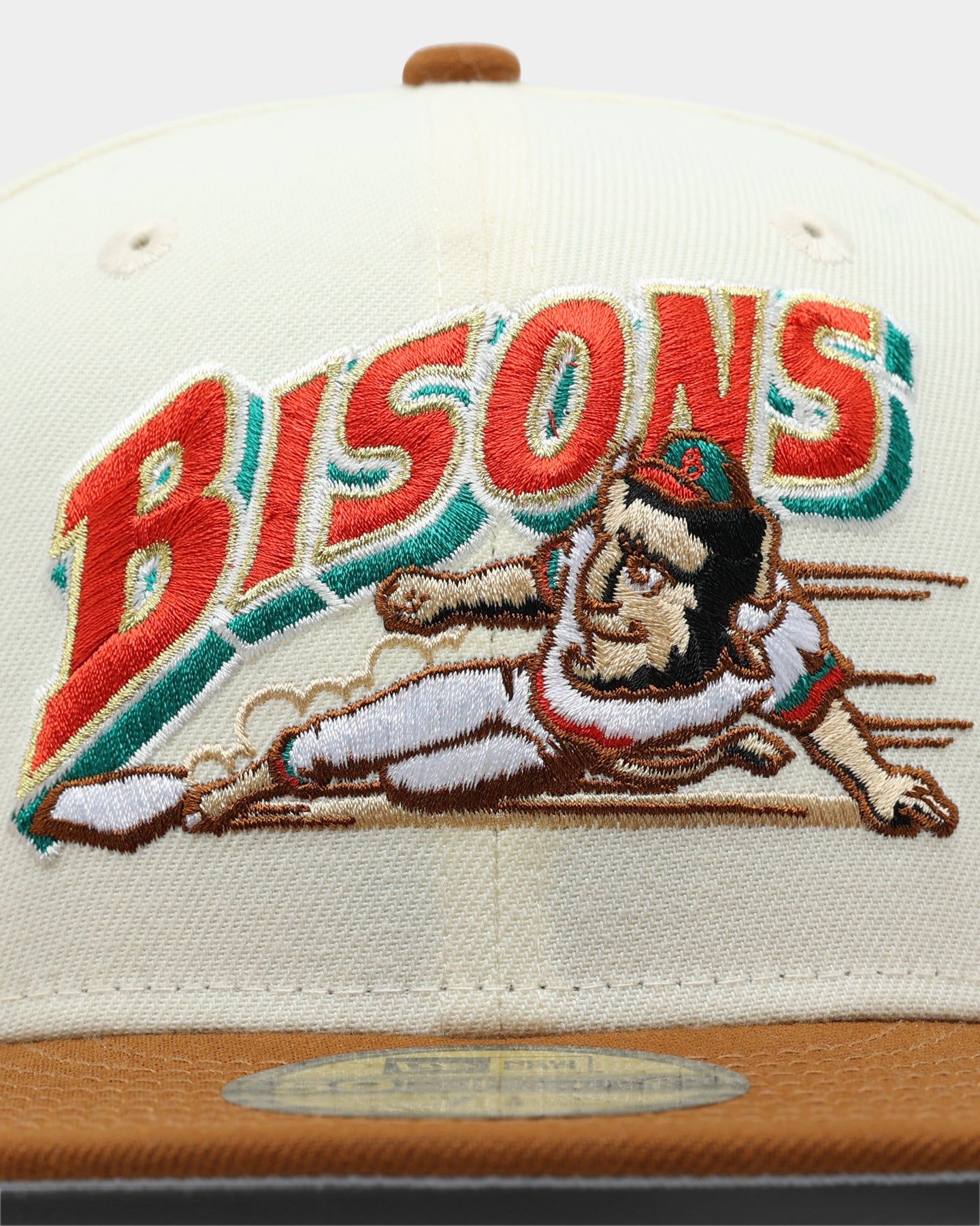 New Era Buffalo Bisons 'Toasted Peanut' 2-Tone 59FIFTY Fitted White sold by Culture Kings product image thumbnail 5