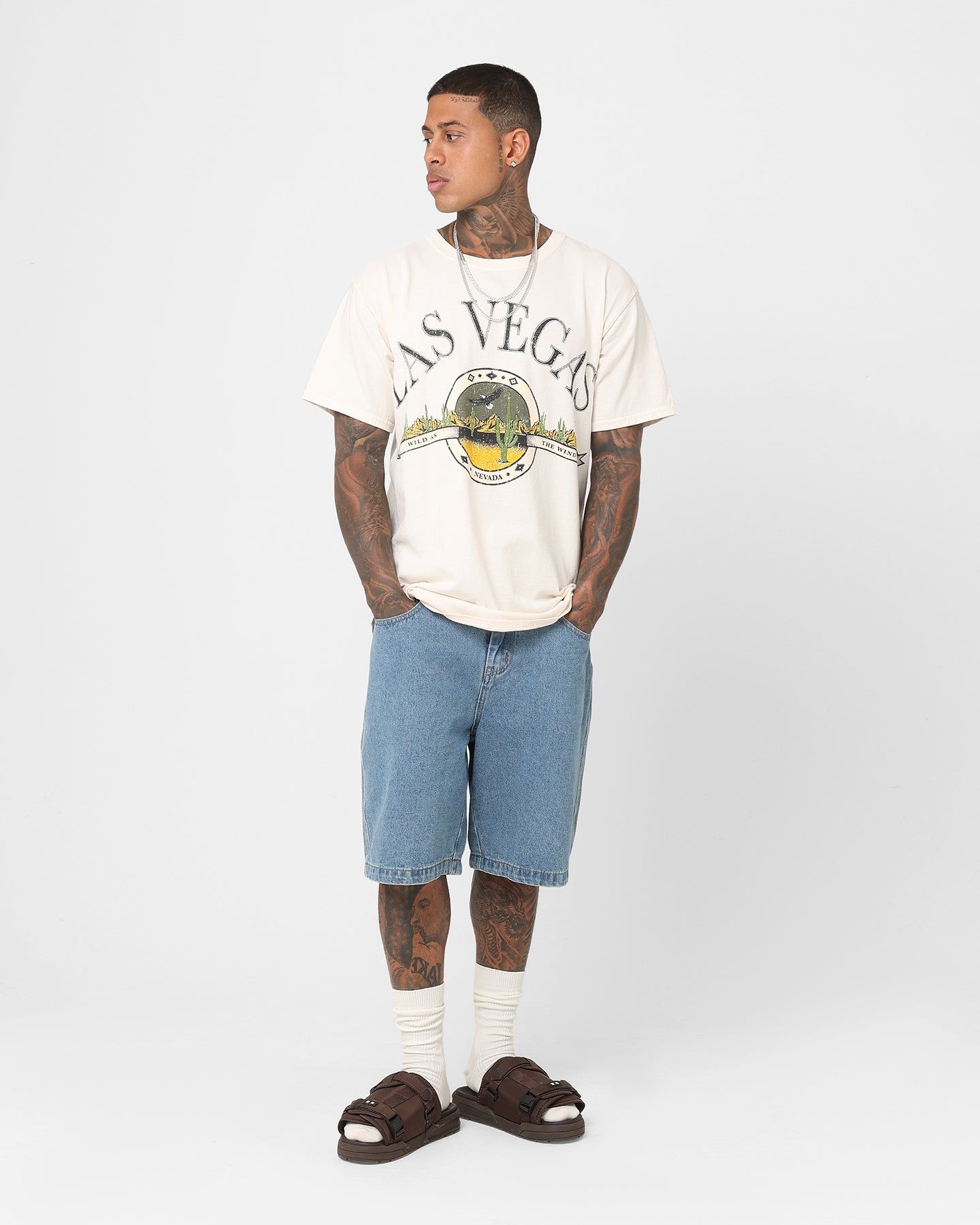 American Thrift Wild As The Wind Vintage T-Shirt Off White sold by Culture Kings product image thumbnail 3