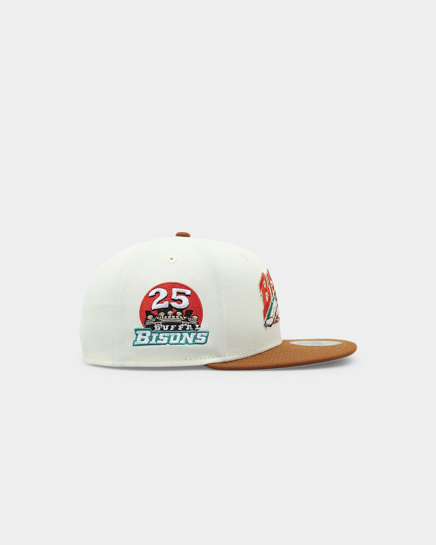 New Era Buffalo Bisons 'Toasted Peanut' 2-Tone 59FIFTY Fitted White sold by Culture Kings product image thumbnail 3