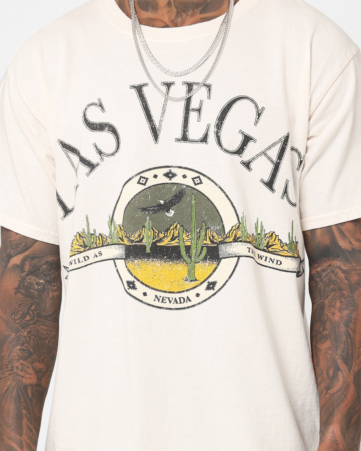 American Thrift Wild As The Wind Vintage T-Shirt Off White sold by Culture Kings product image thumbnail 4
