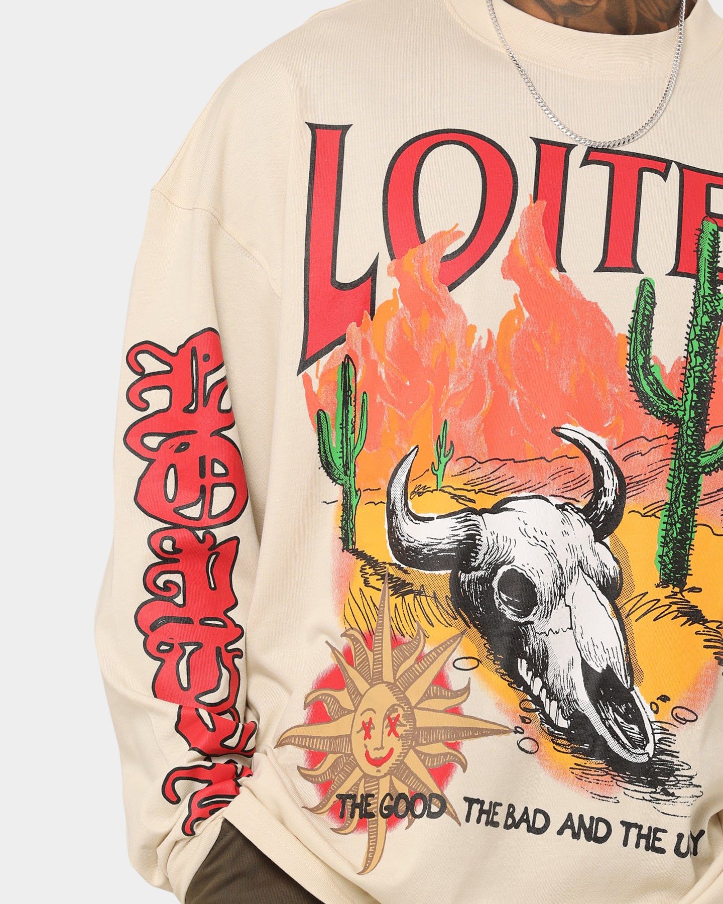 Loiter Rodeo T-Shirt Off White sold by Culture Kings product image thumbnail 7